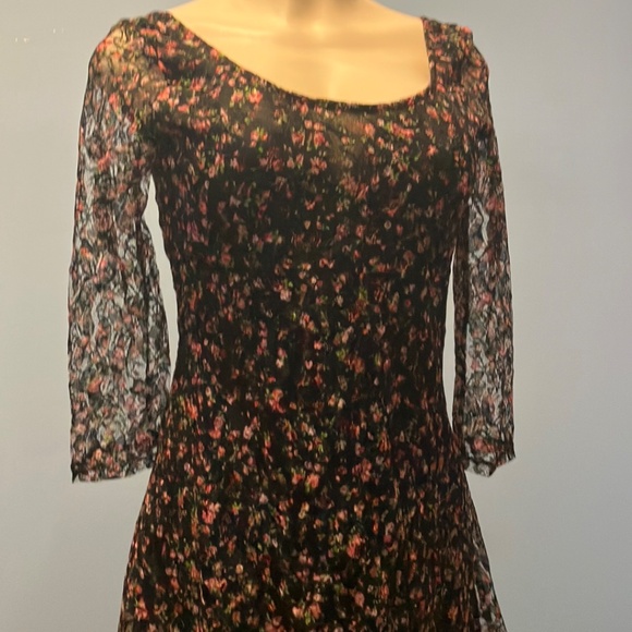 Black floral-print - Picture 5 of 5